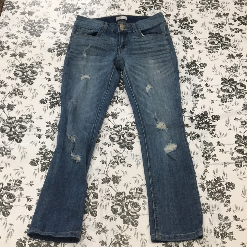So distressed ripped jeans